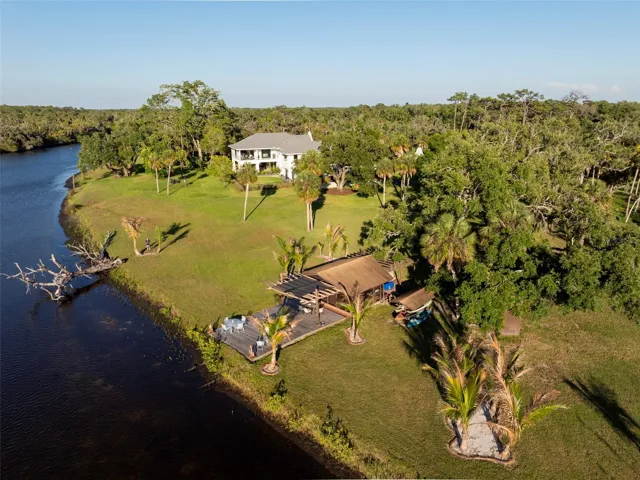 Rare Peninsula Setting Surrounded by Water, Preserve & Natural Beauty