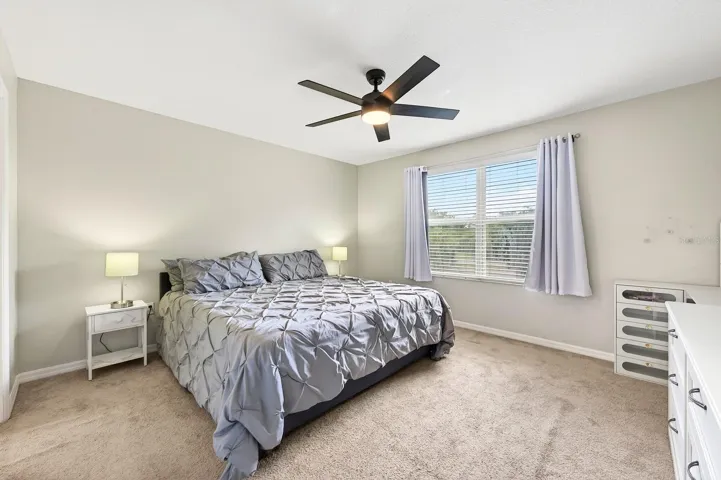 Spacious primary suite will quickly become your tranquil retreat.