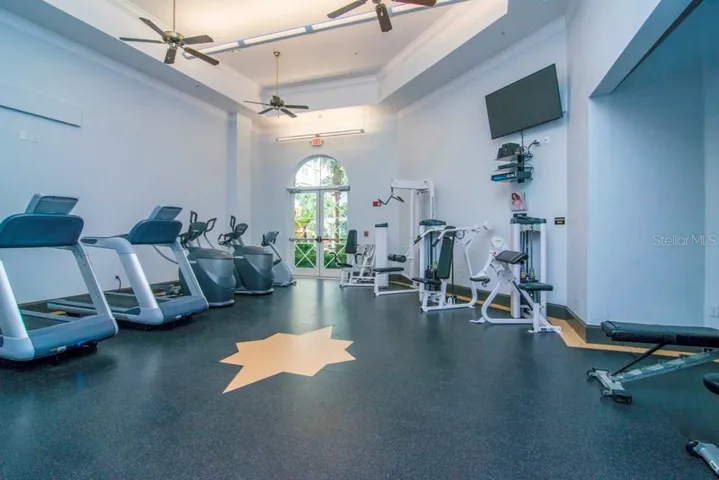 Stay in shape in the fitness center with cardio, circuit and free weights