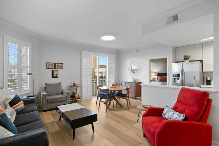 Thoughtfully updated with a sleek new kitchen and modern flooring