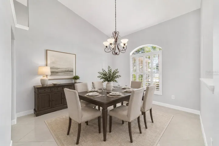 Virtually Staged Dining Room