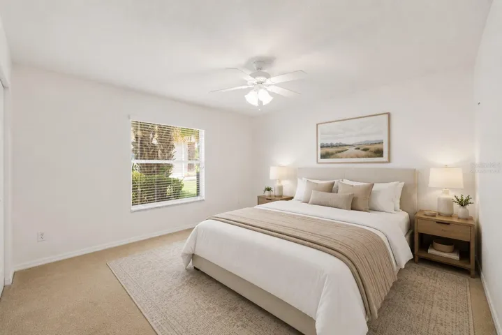 Virtually Staged Secondary Bedroom