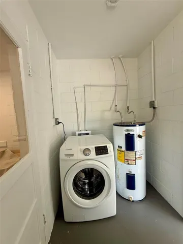 In Garage washer