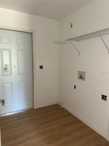 Laundry and Door to outside