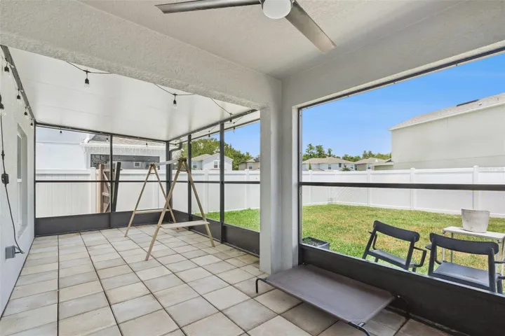 Screened in Back Patio