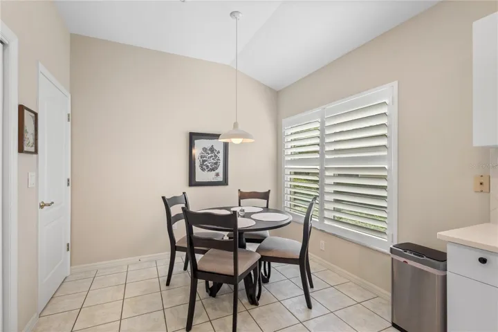 Breakfast Nook perfect for casual dining or morning coffee