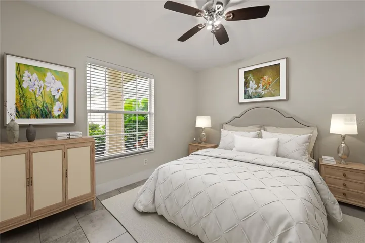 Virtually Staged 2nd Bedroom
