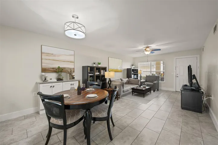 Virtually Staged with decorative items