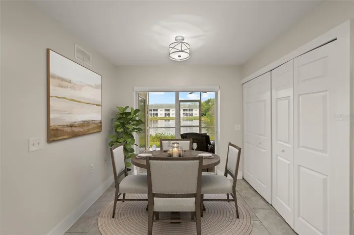 Kitchen Dining Area - Virtually Staged