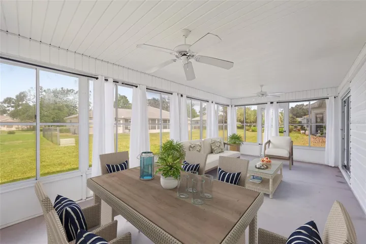 Staged Enclosed Lanai