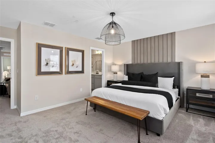 Model Home Design Only. Pictures and furnishings are for illustrative purposes only. Elevations, colors and options may vary. Furniture is for model home staging only.