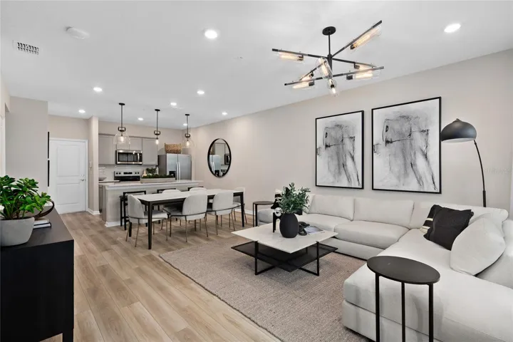 Model Home Design Only. Pictures and furnishings are for illustrative purposes only. Elevations, colors and options may vary. Furniture is for model home staging only.