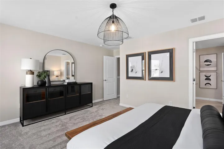 Model Home Design Only. Pictures and furnishings are for illustrative purposes only. Elevations, colors and options may vary. Furniture is for model home staging only.