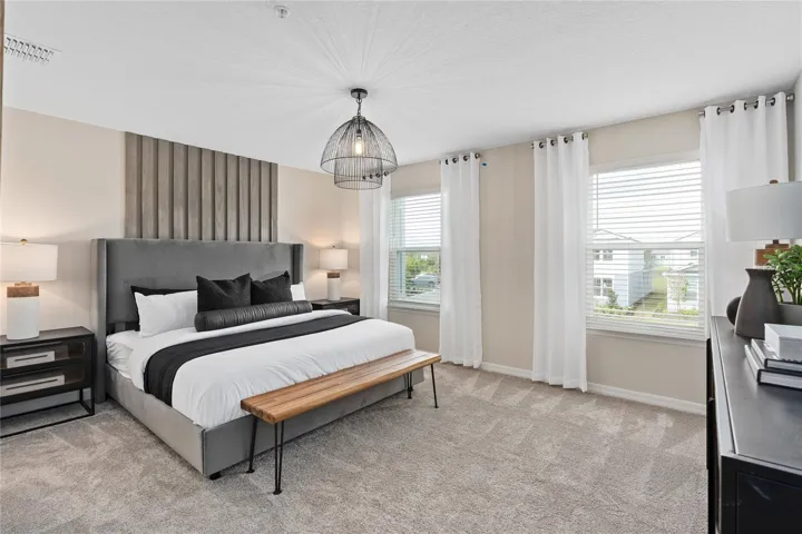 Model Home Design Only. Pictures and furnishings are for illustrative purposes only. Elevations, colors and options may vary. Furniture is for model home staging only.