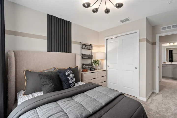 Model Home Design Only. Pictures and furnishings are for illustrative purposes only. Elevations, colors and options may vary. Furniture is for model home staging only.