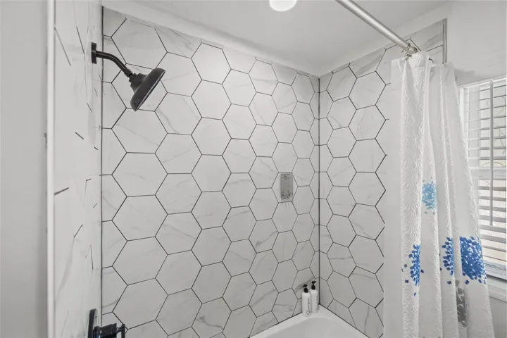 Bathroom 2 - Tub/Shower with New Tile Surround