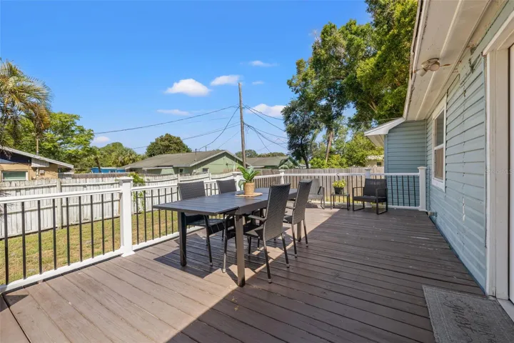 Oversized Deck!