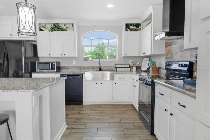 Kitchen is nicer than most traditional homes!