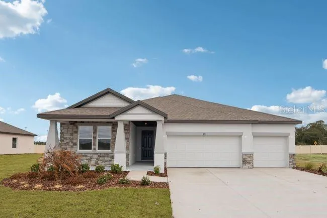 Model home - actual features may vary.