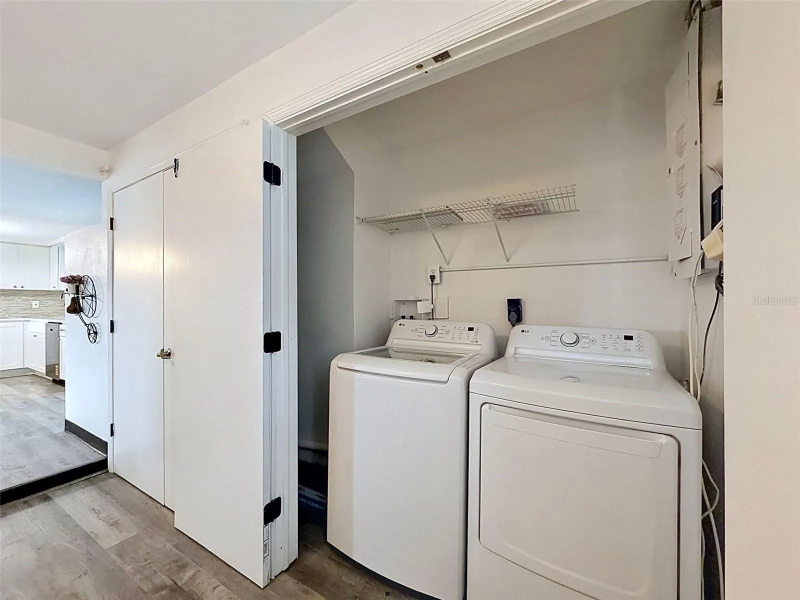 LAUNDRY CLOSET IS INSIDE OF THE HOME.