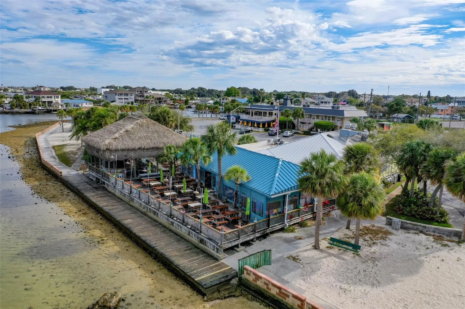 5 BY CAR, 20 BY BOAT. SAMS BEACH BAR!