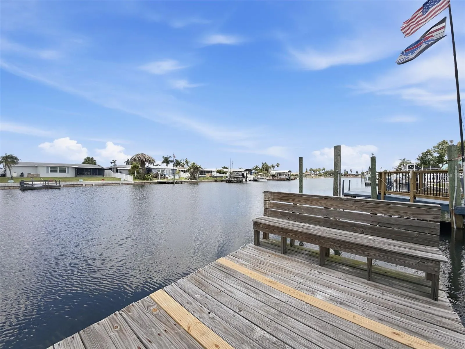 Enjoy direct Gulf access right from your backyard dock.