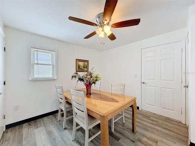 Perfect spot for casual dinners or game nights.