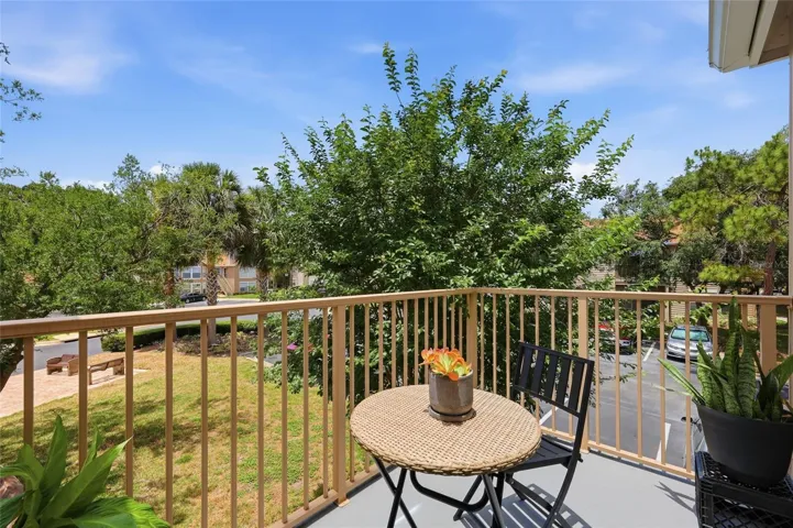 Private balcony