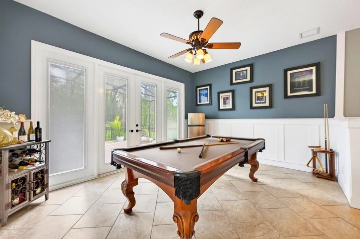 Versatile formal dining space off the kitchen.