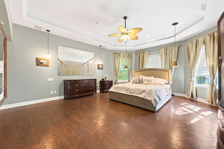 The main floor primary suite has everything you could want... and more!