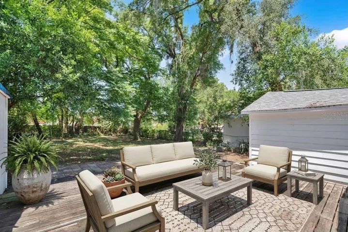 Virtually Staged Patio