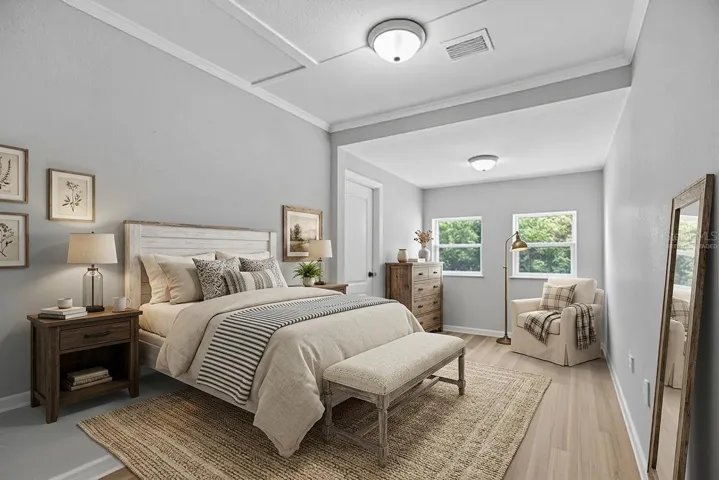 Virtually Staged Bedroom 1