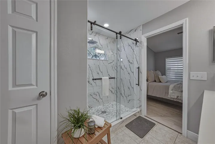 Primary Bath w/Farmhouse Shower Enclosure