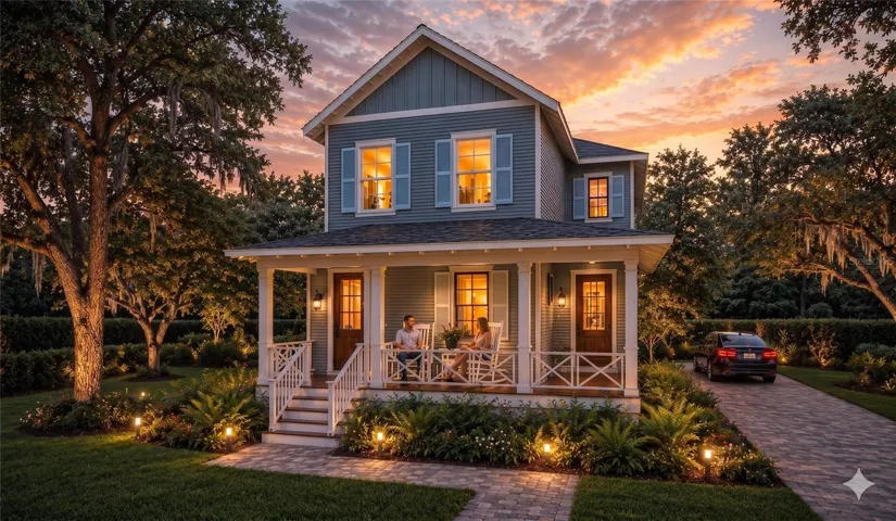 Custom Craftsman Elevation