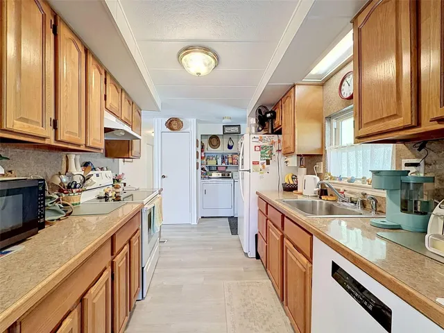 Large Galley Style Kitchen