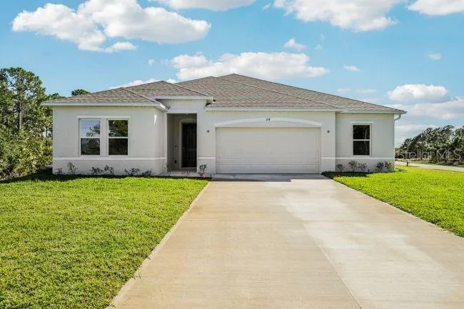 Model home - actual features may vary.