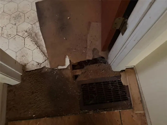 Master Bath Entrance Hole in Floor