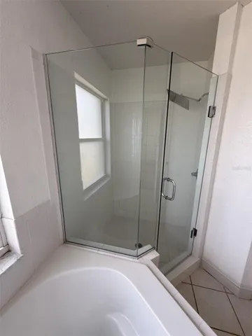 Master shower
