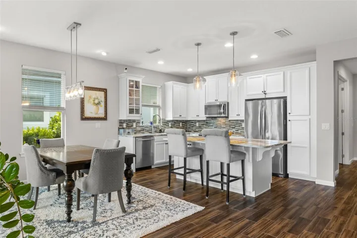 Dining Open to Kitchen