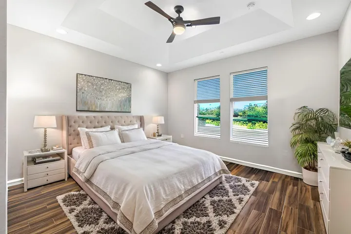 Primary Bedroom virtual staged