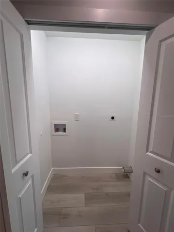 Laundry closet