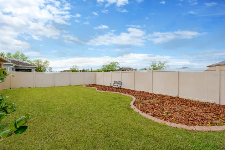 Fenced Backyard