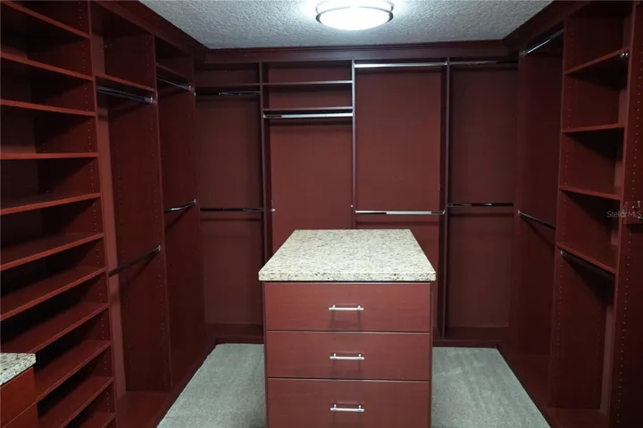 Primary walk-in closet