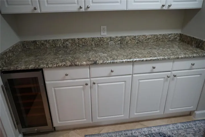 Laundry room wine cooler