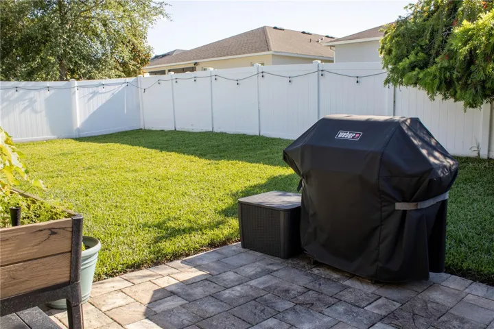 Extra paver patio for cook outs