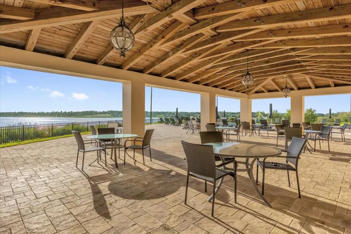 Outdoor Lounge and Barbecue Area