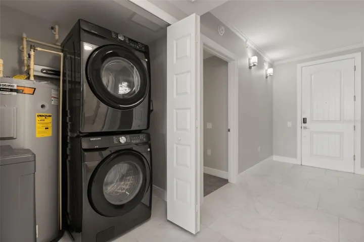 Laundry and Hallway Area