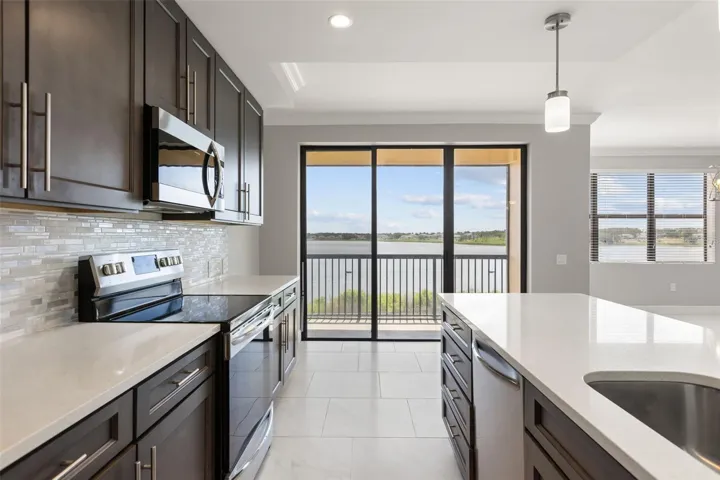 Gourmet Kitchen With Lake View