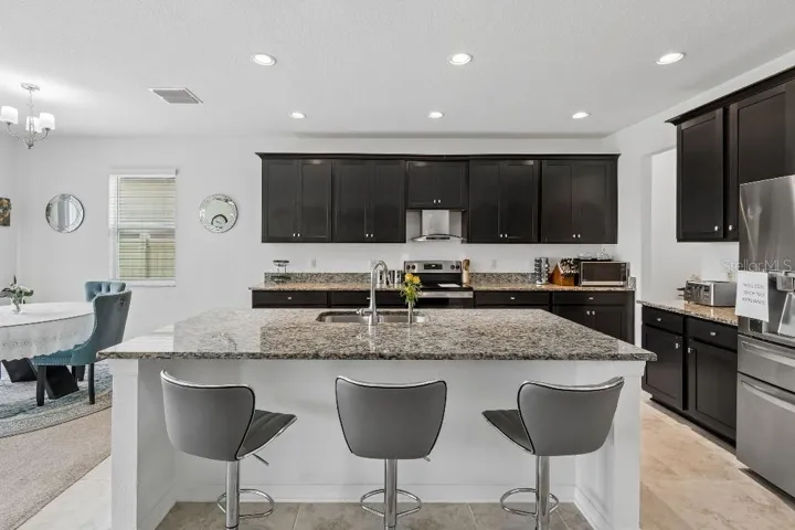 Comes with Brand New Appliances: Fridge, Range, Dishwasher & Microwave.