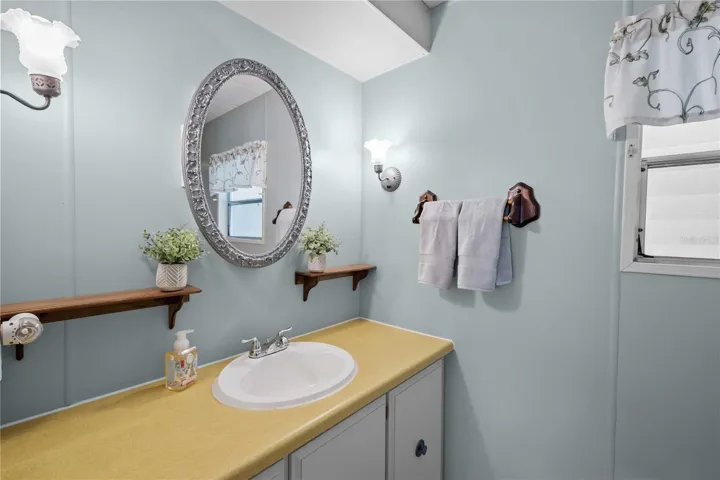 Both bathrooms have fresh paint and new luxury vinyl plank floors